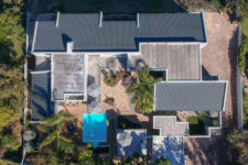 Drone courtyard view